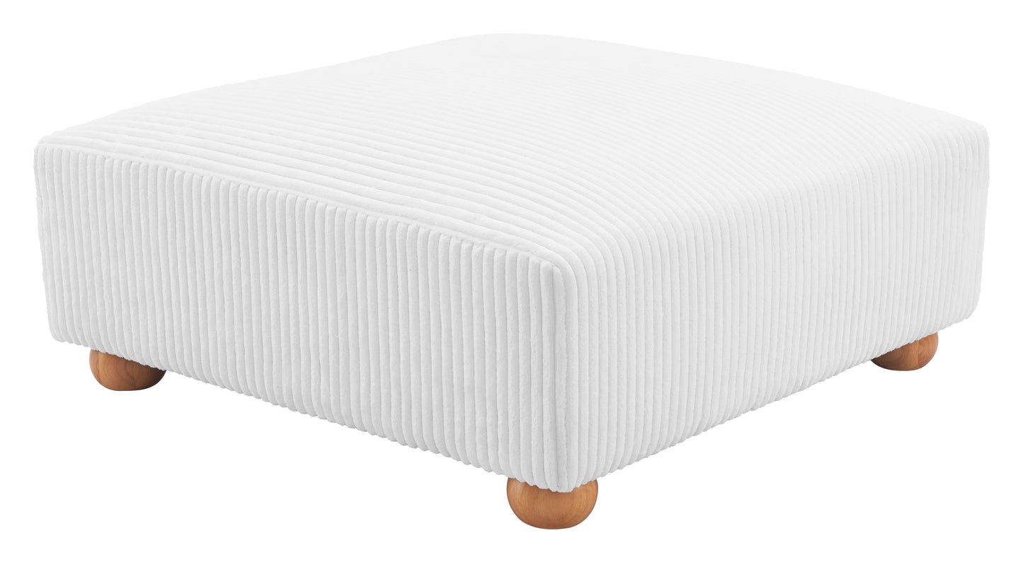 Tayte Ottoman White - Disselt Designs