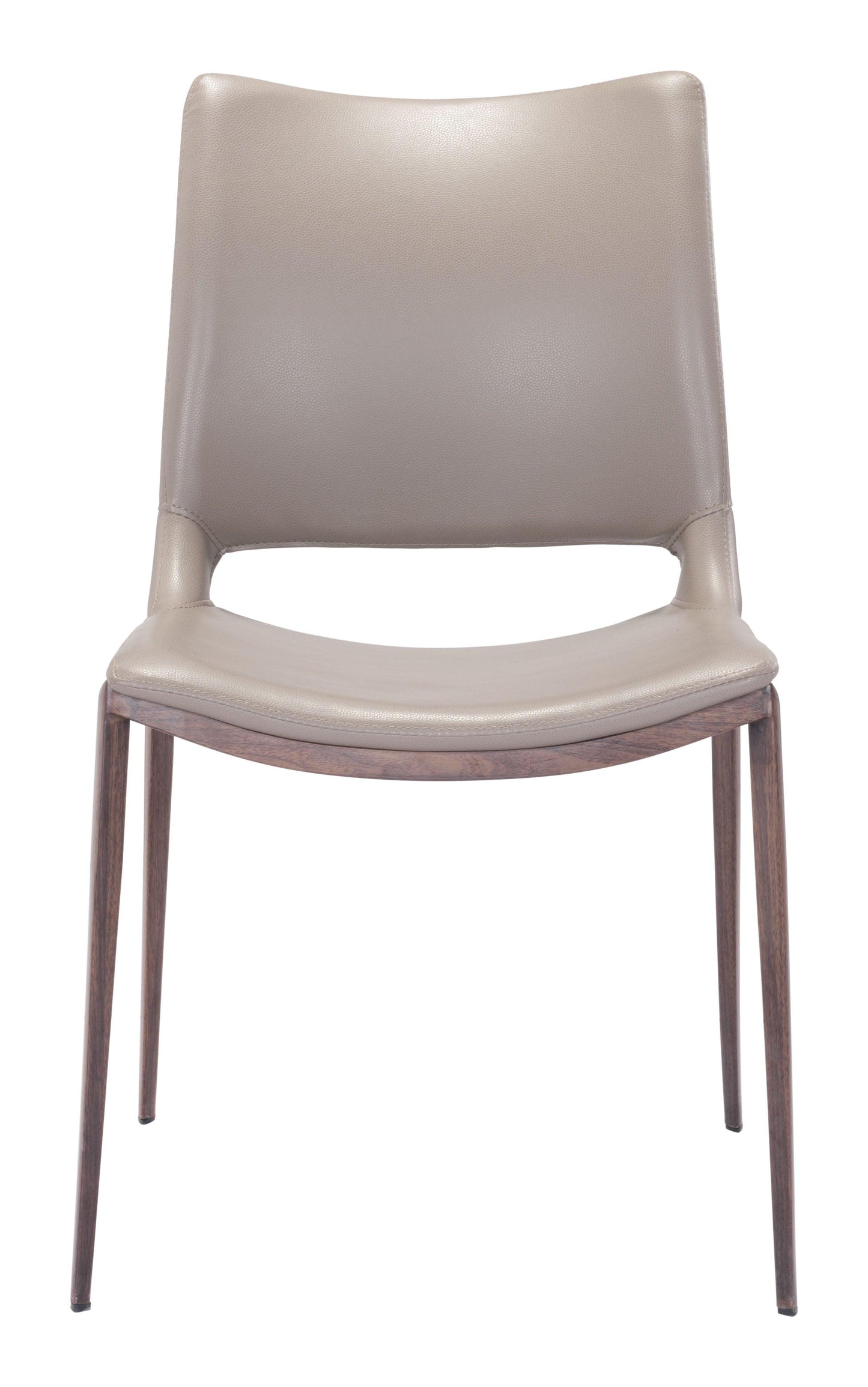 Ace Dining Chair (Set of 2) Brown & Walnut - Disselt Designs
