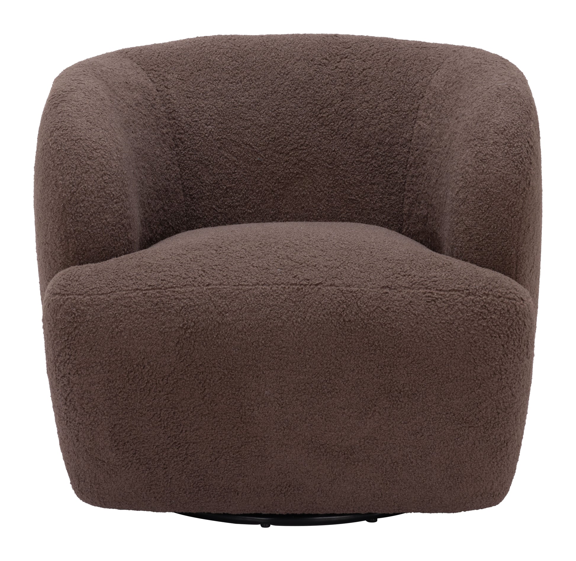 Govan Swivel Chair Brown - Disselt Designs