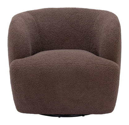 Govan Swivel Chair Brown - Disselt Designs