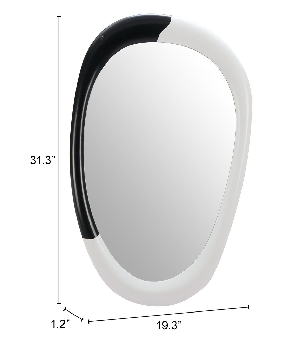Muna Mirror White & Black - view 5