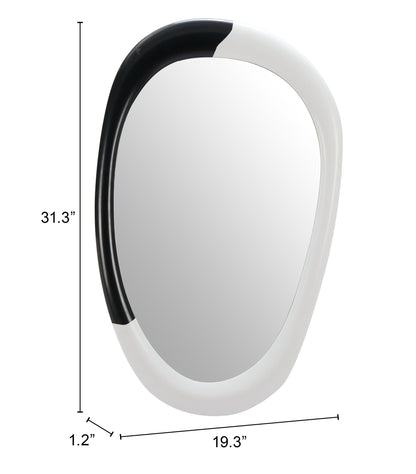 Muna Mirror White & Black - view 5