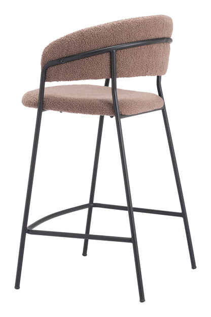 Josephine Counter Stool (Set of 2) Brown - Disselt Designs