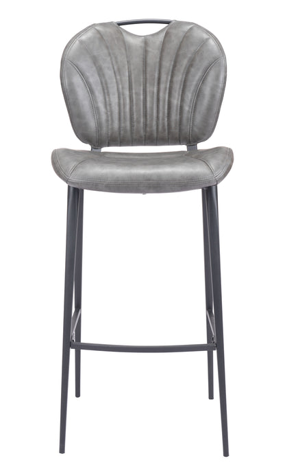 Terrence Barstool Vintage Gray - Disselt Designs