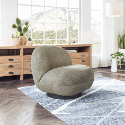 Myanmar Accent Chair Olive Green - Disselt Designs
