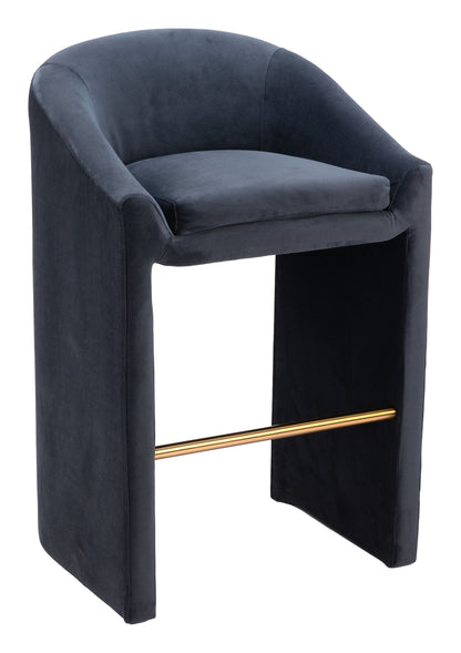 Emas Barstool Midnight Gray - Disselt Designs