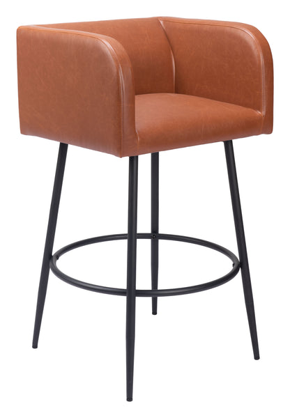 Horbat Barstool (Set of 2) Brown - Disselt Designs