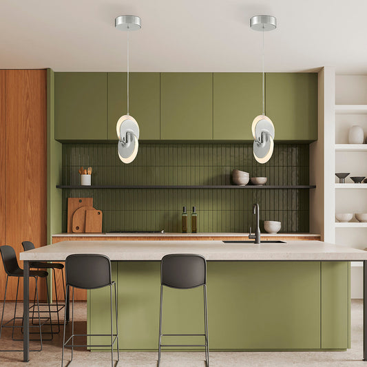 Deuterium Pendant // Chrome - Disselt Designs