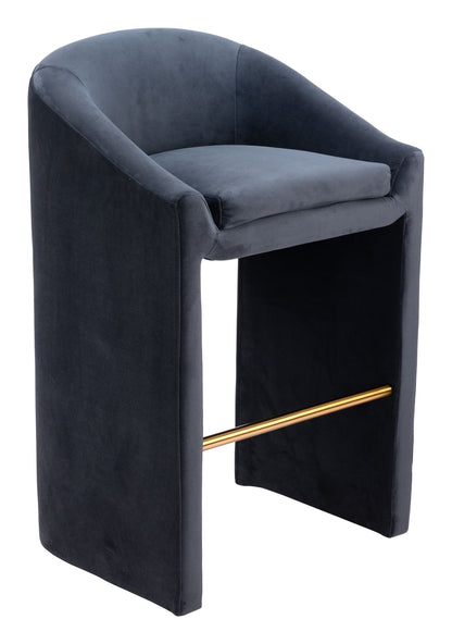 Emas Barstool Midnight Gray - Disselt Designs