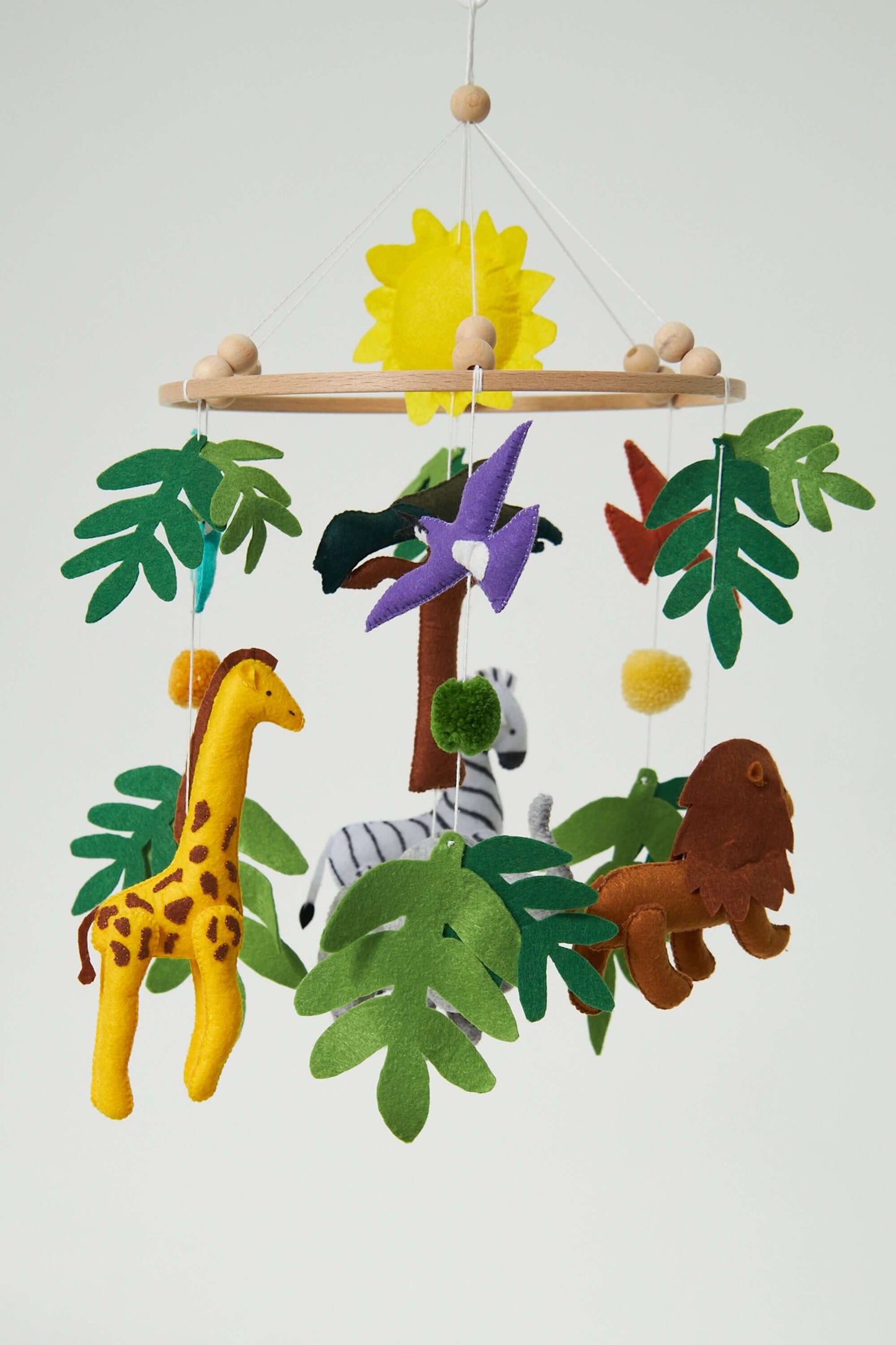 KIDS JUNGLE | Montessori Baby Mobile Set