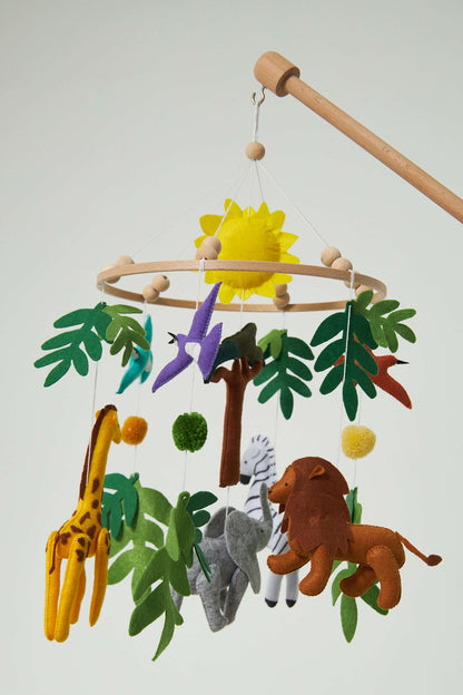 KIDS JUNGLE | Montessori Baby Mobile Set