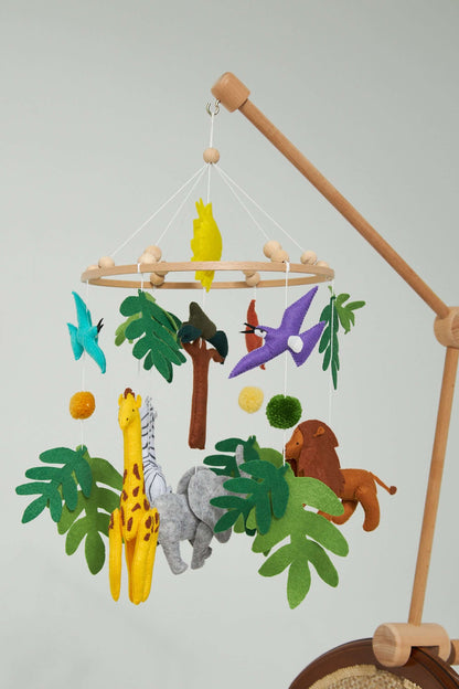 KIDS JUNGLE | Montessori Baby Mobile Set