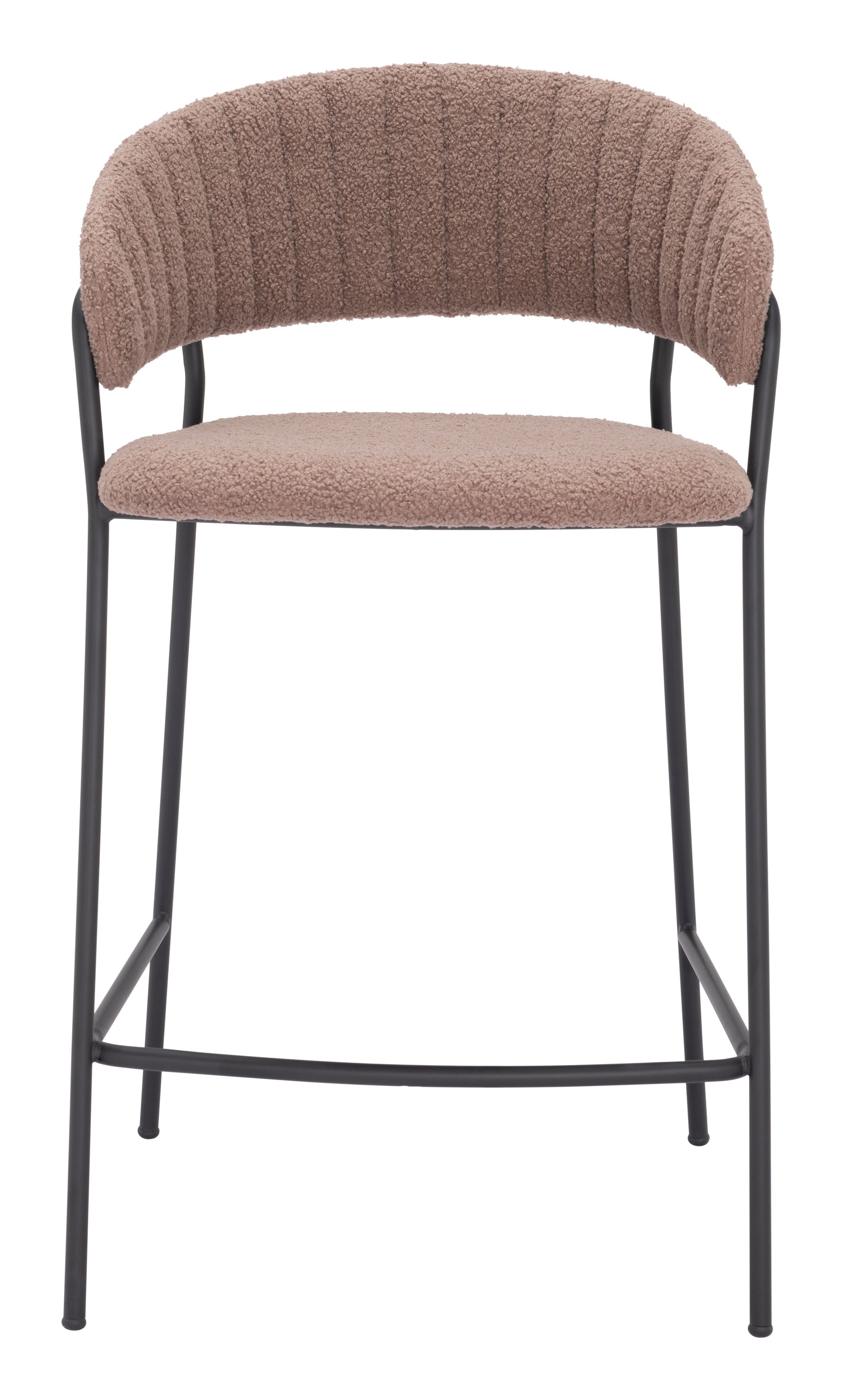 Josephine Counter Stool (Set of 2) Brown - Disselt Designs