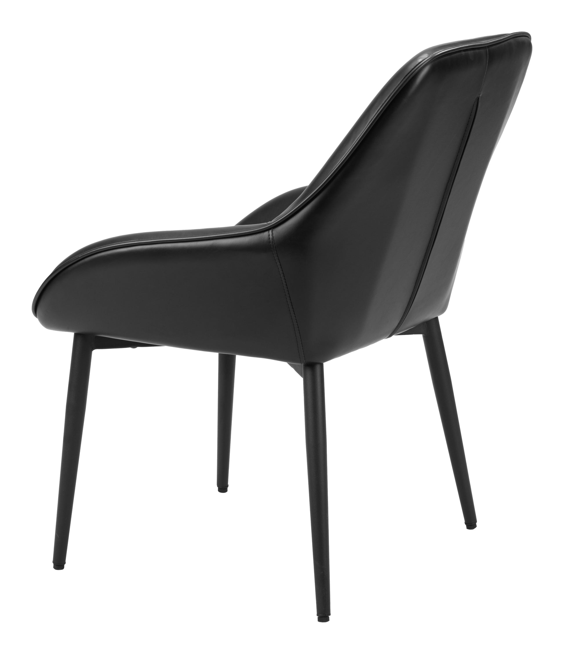Vila Dining Chair (Set of 2) Black - Disselt Designs