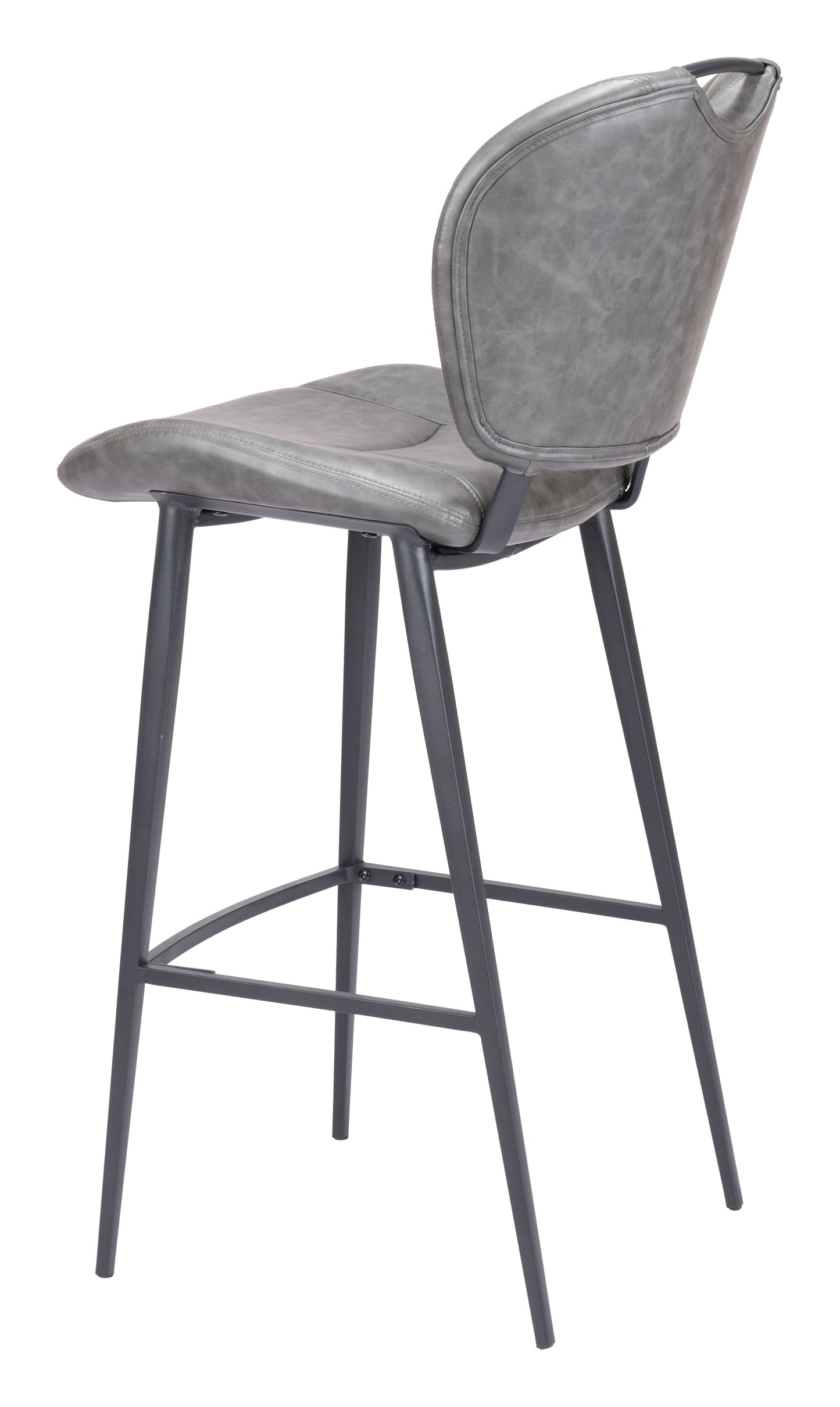 Terrence Barstool Vintage Gray - Disselt Designs