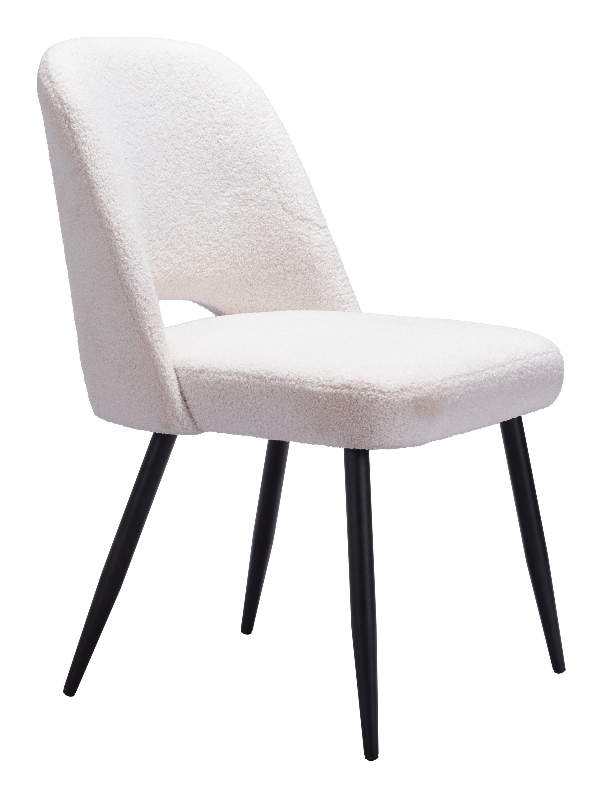 Teddy Dining Chair (Set of 2) Ivory - Disselt Designs