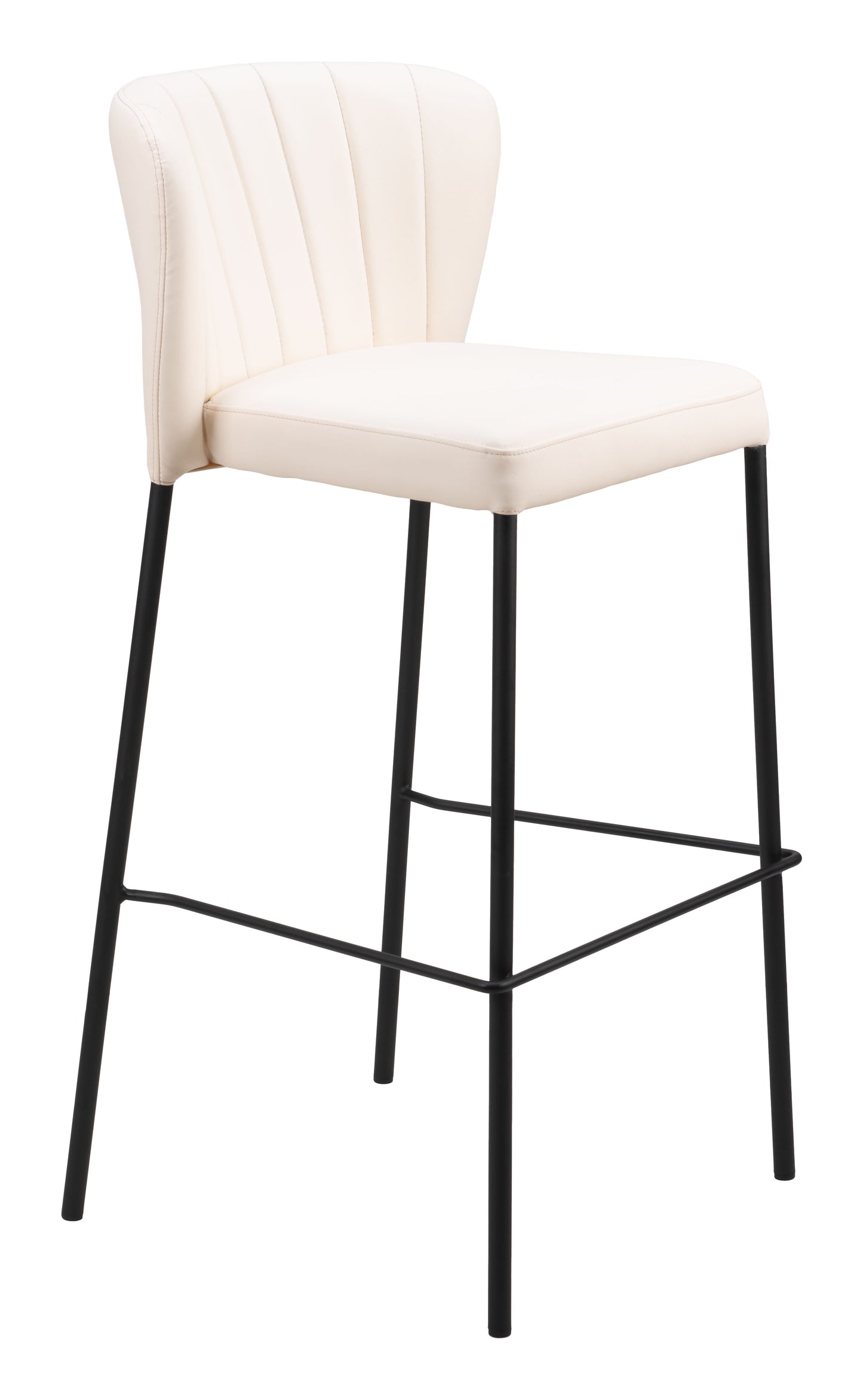Linz Barstool (Set of 2) Cream - Disselt Designs