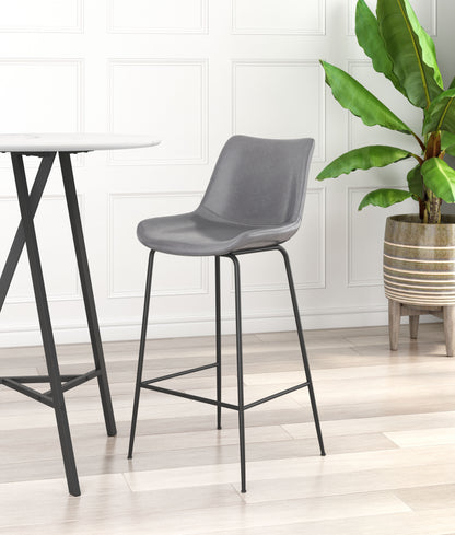 Byron Barstool Gray - Disselt Designs