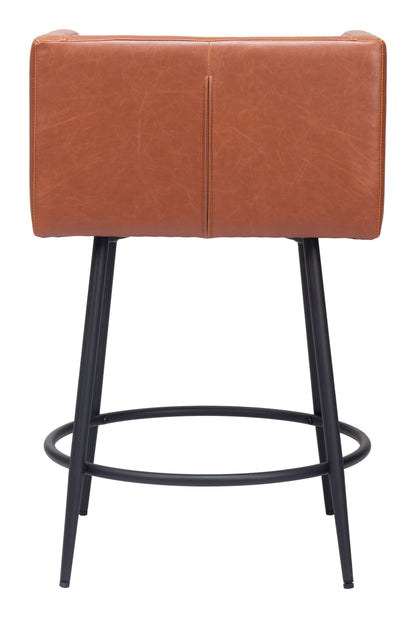 Horbat Counter Stool (Set of 2) Brown - Disselt Designs