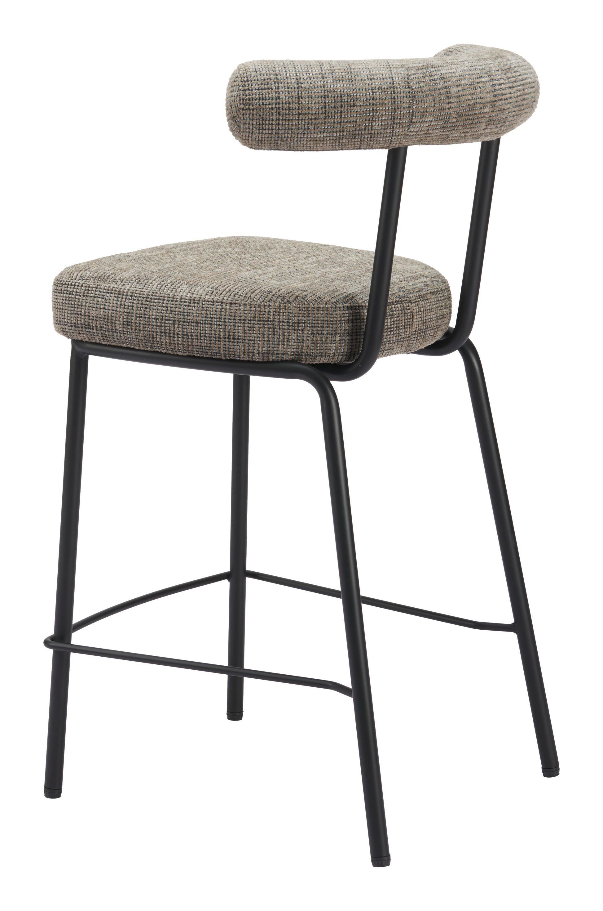 Kede Counter Stool Green Tweed - Disselt Designs