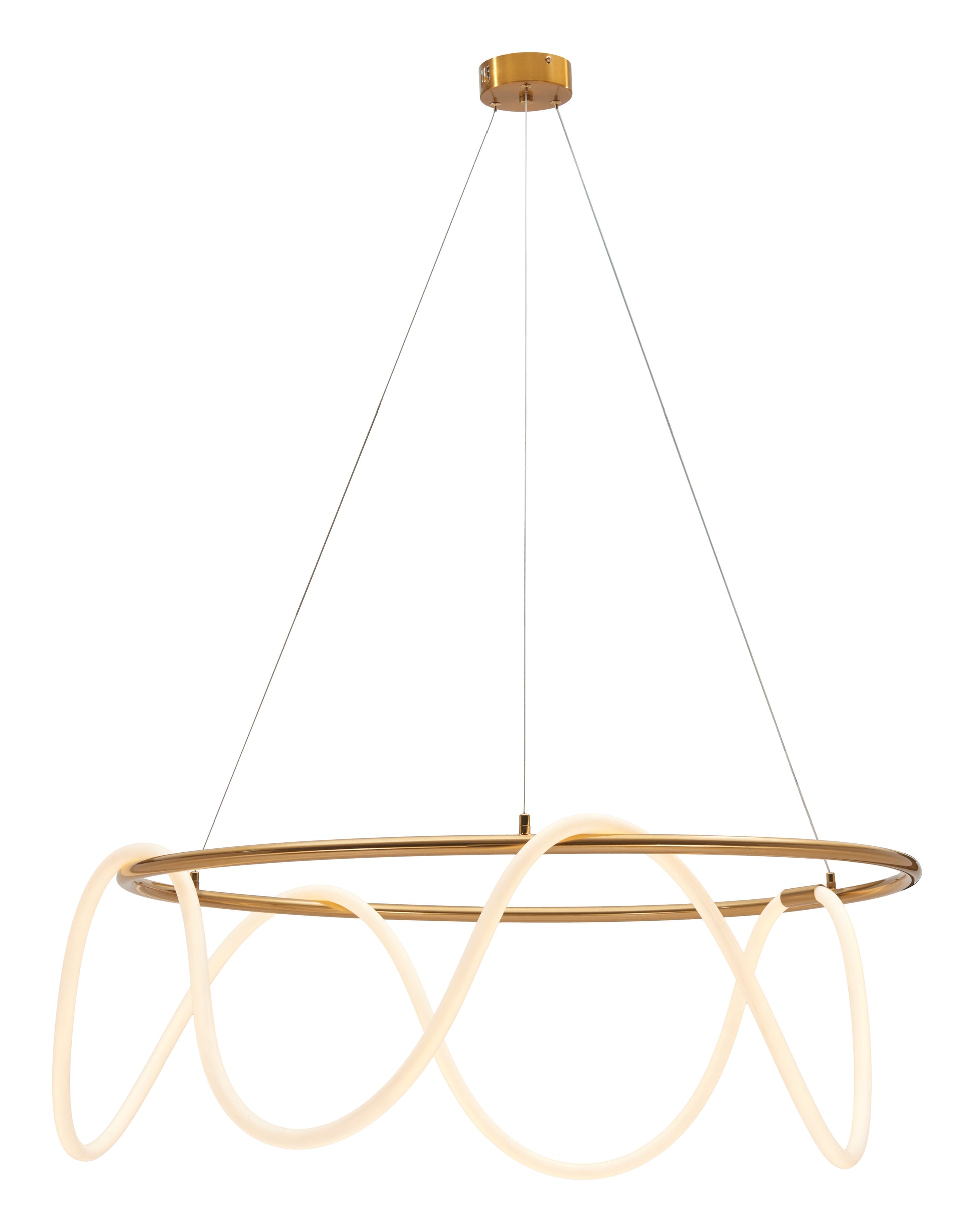 Wiber Ceiling Lamp Brass - Disselt Designs