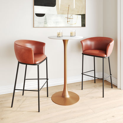 Garston Barstool Brown - Disselt Designs