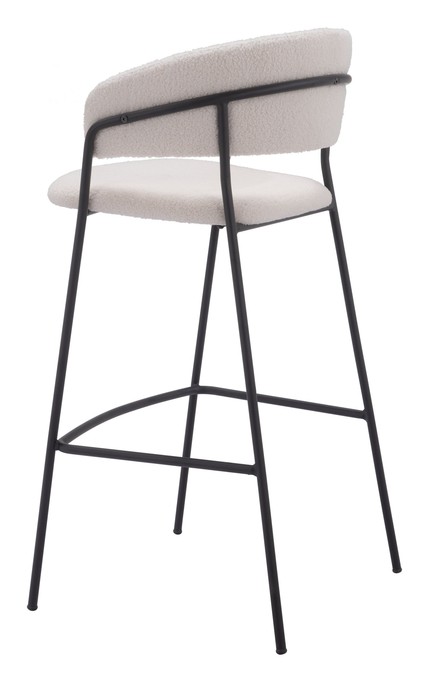 Josephine Barstool (Set of 2) Cream - Disselt Designs