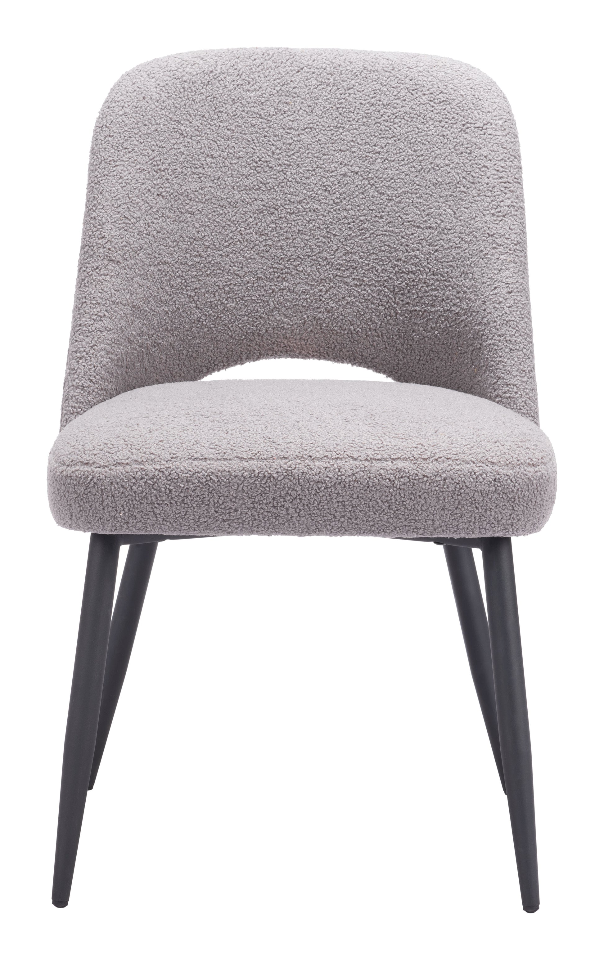 Teddy Dining Chair (Set of 2) Gray - Disselt Designs