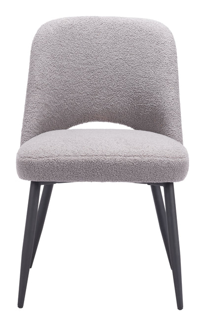 Teddy Dining Chair (Set of 2) Gray - Disselt Designs