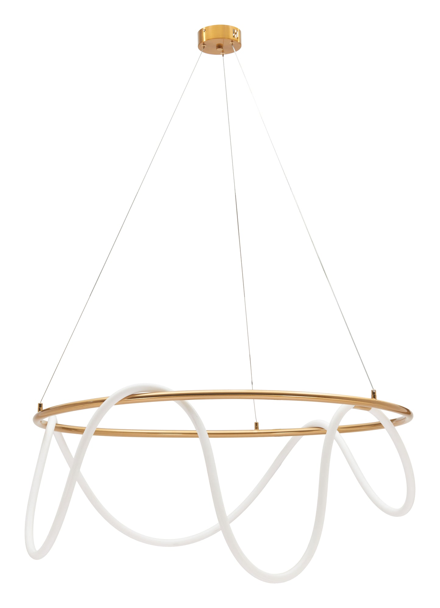 Wiber Ceiling Lamp Brass - Disselt Designs