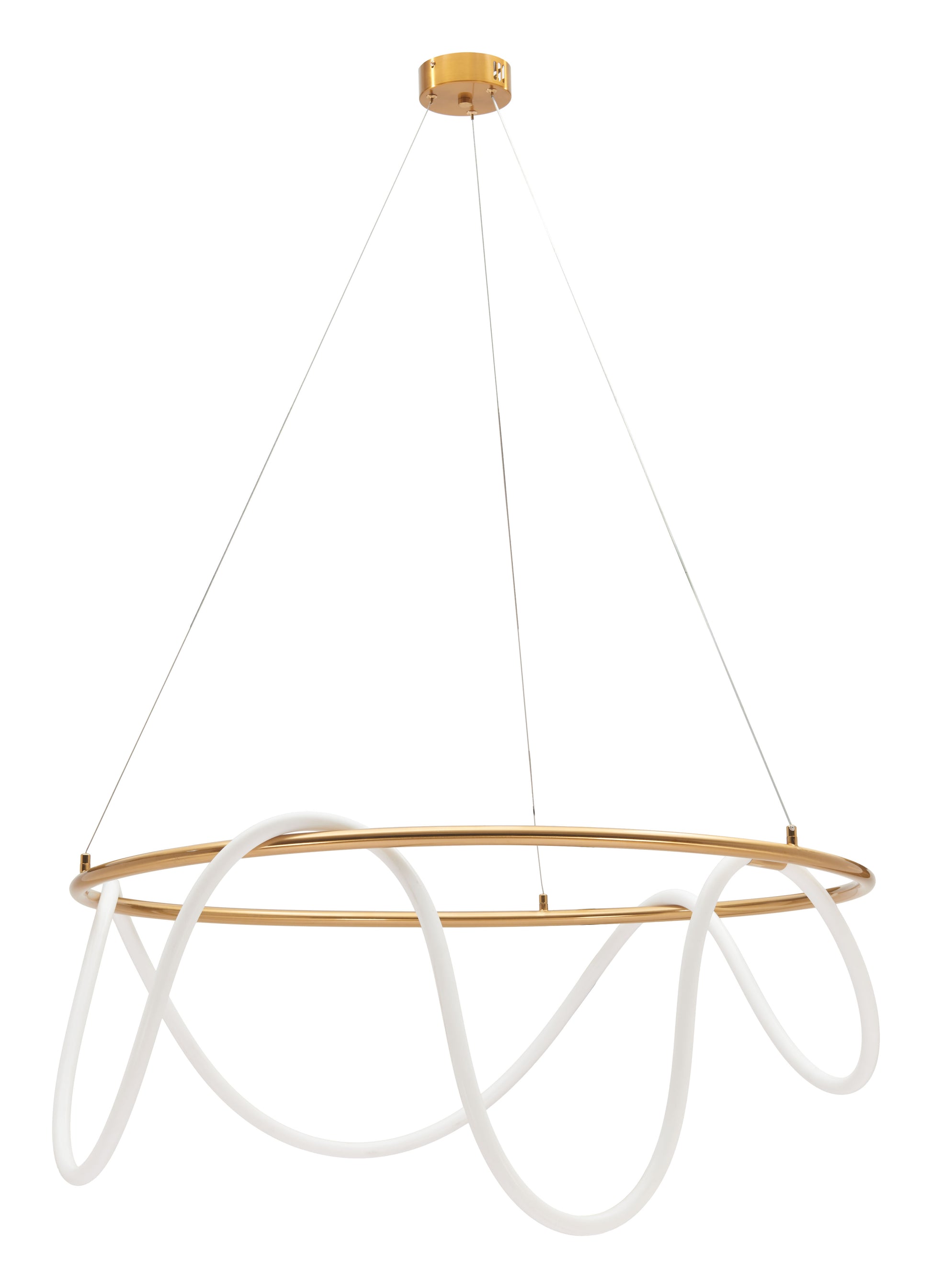 Wiber Ceiling Lamp Brass - Disselt Designs