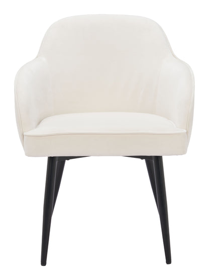 Jolie Dining Chair (Set of 2) Ivory - Disselt Designs