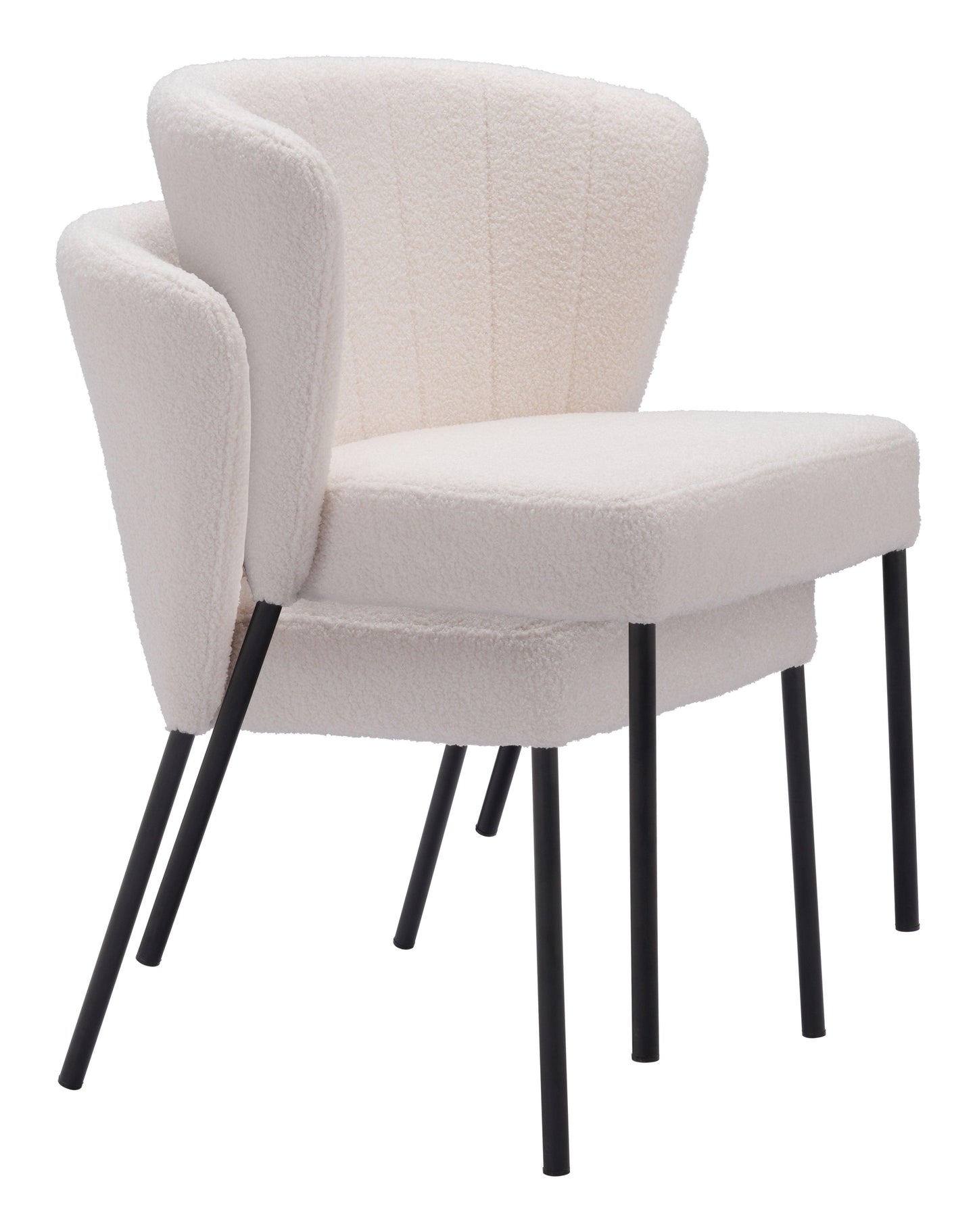 Aimee Dining Chair (Set of 2) Cream - Disselt Designs