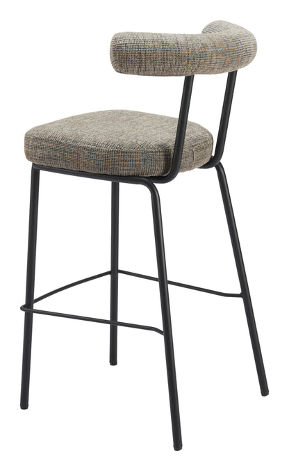 Kede Barstool Green Tweed - Disselt Designs