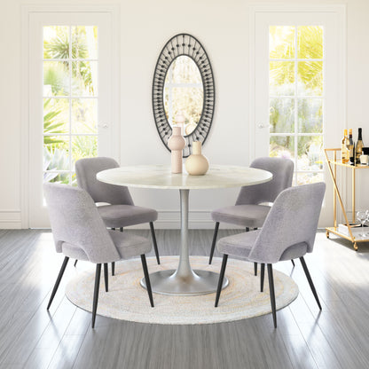 Teddy Dining Chair (Set of 2) Gray - Disselt Designs
