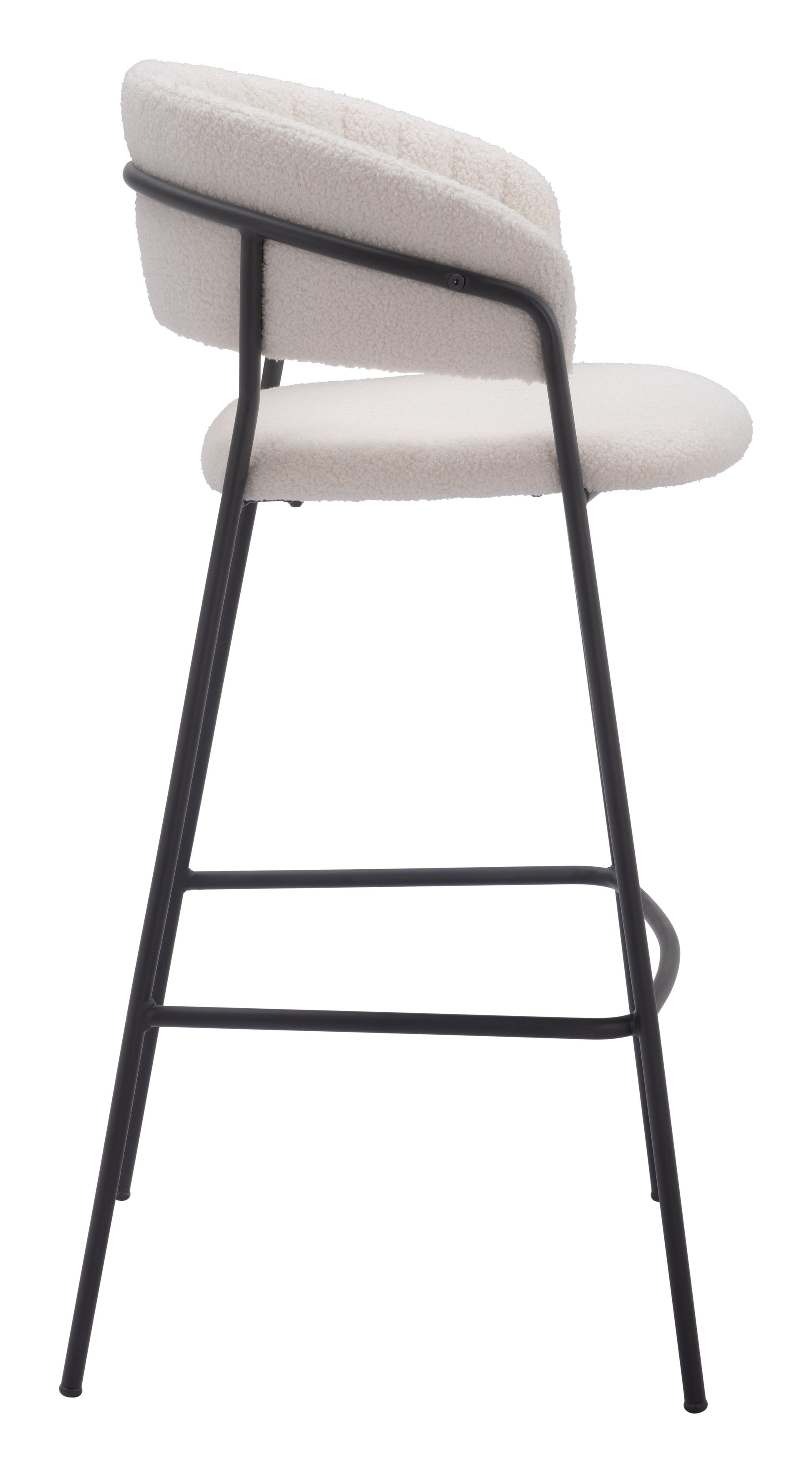 Josephine Barstool (Set of 2) Cream - Disselt Designs
