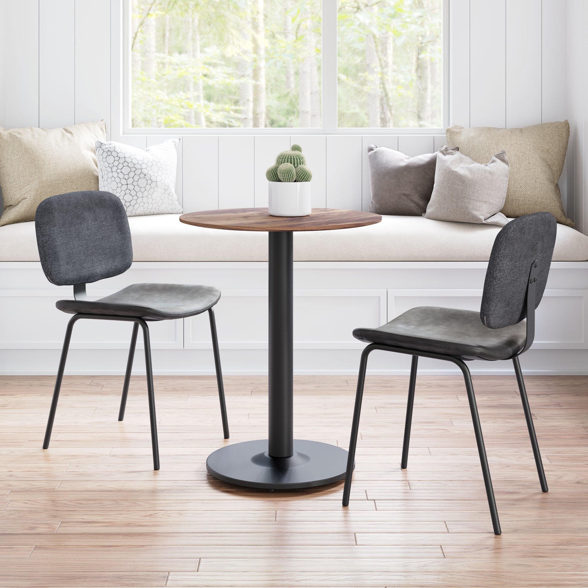 Worcester Dining Chair (Set of 2) Gray - Disselt Designs