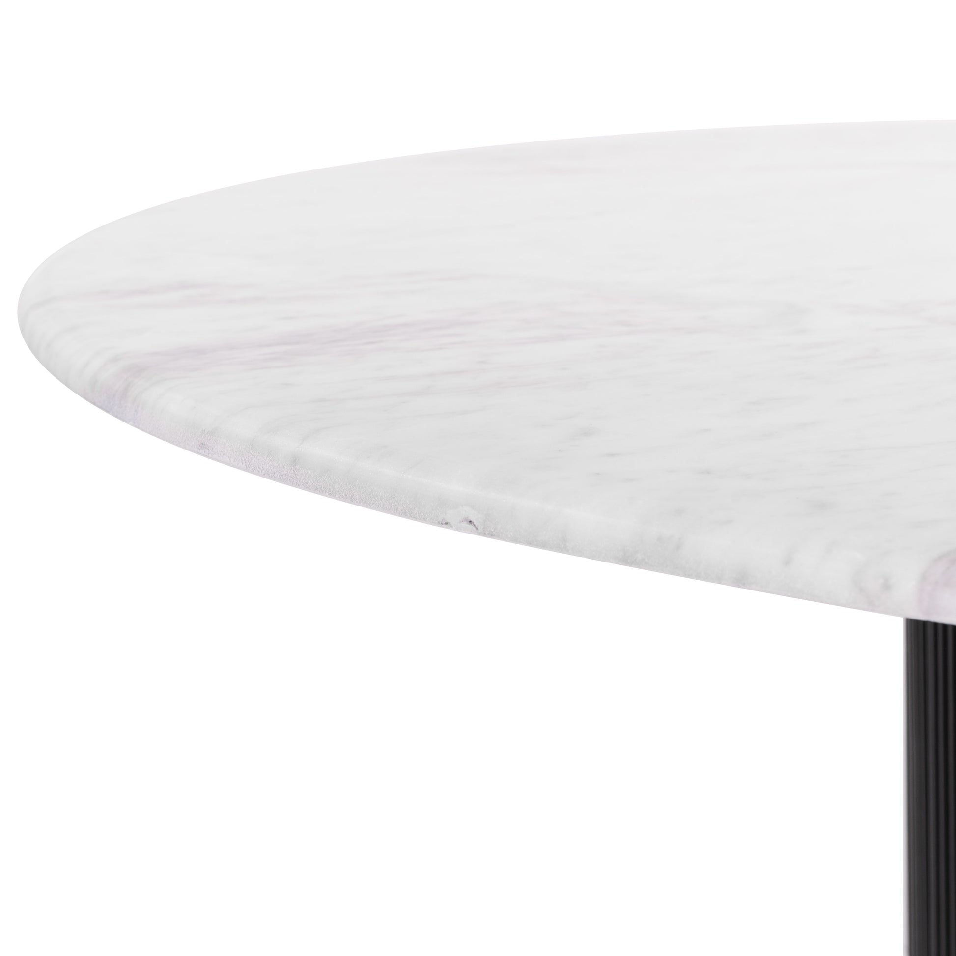 Izola Dining Table White & Black - Disselt Designs