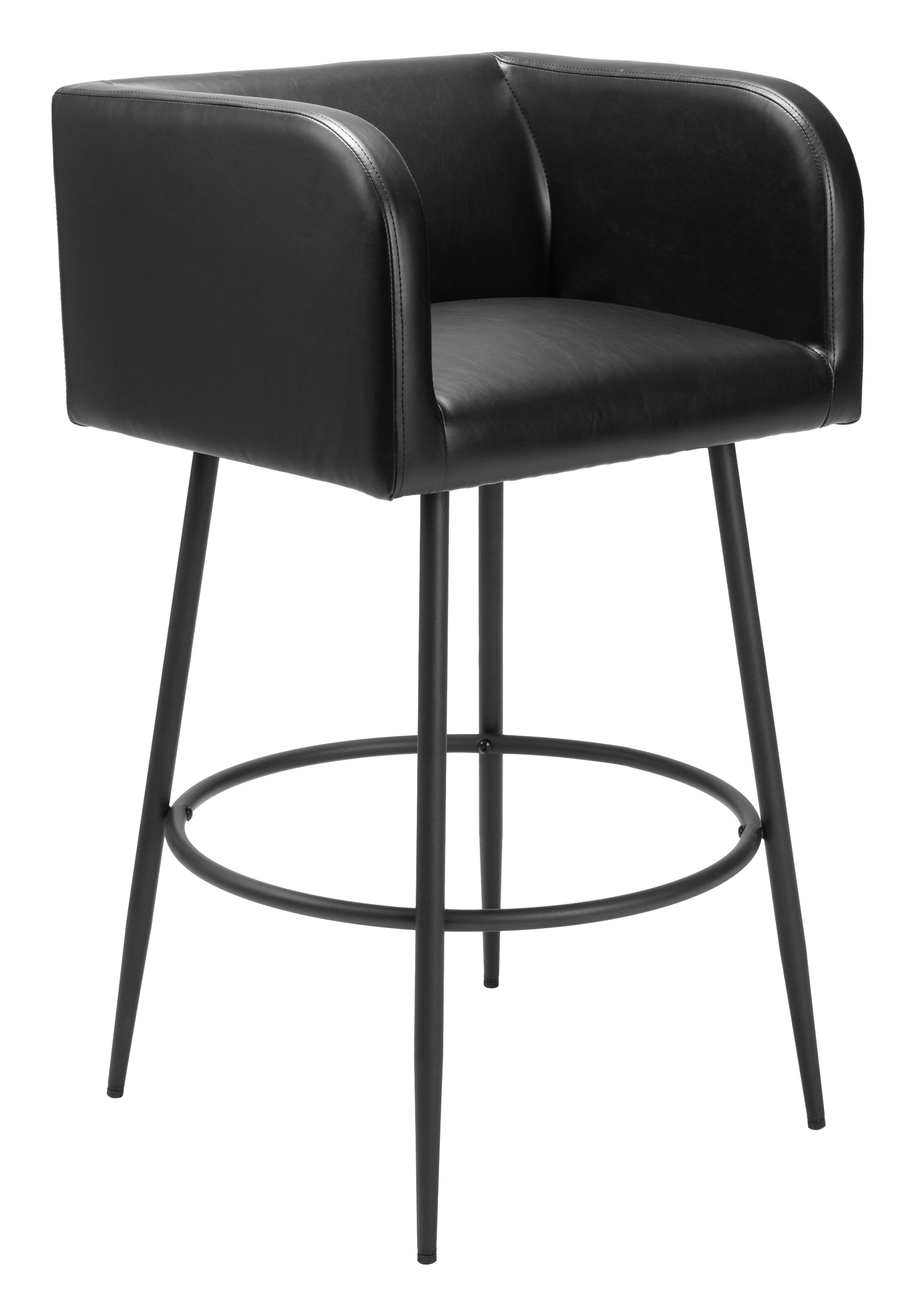 Horbat Barstool (Set of 2) Black - Disselt Designs