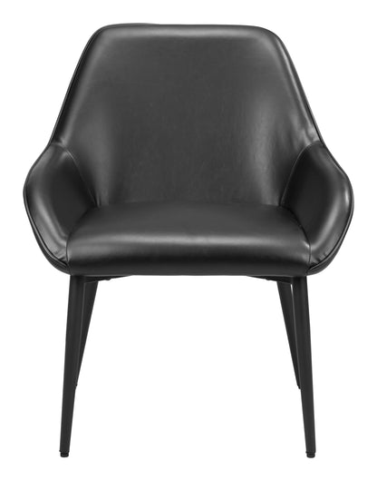 Vila Dining Chair (Set of 2) Black - Disselt Designs