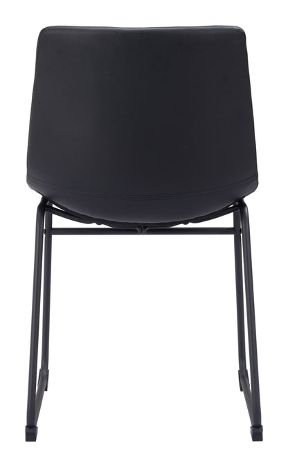 Smart Dining Chair (Set of 2) Black - Disselt Designs