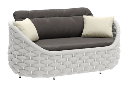 Coral Reef Loveseat Gray - Disselt Designs