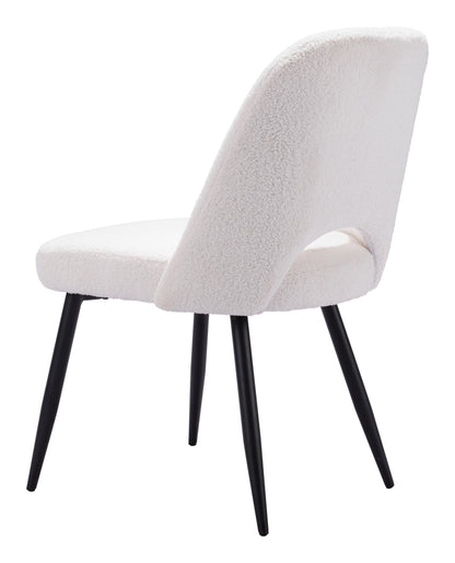 Teddy Dining Chair (Set of 2) Ivory - Disselt Designs