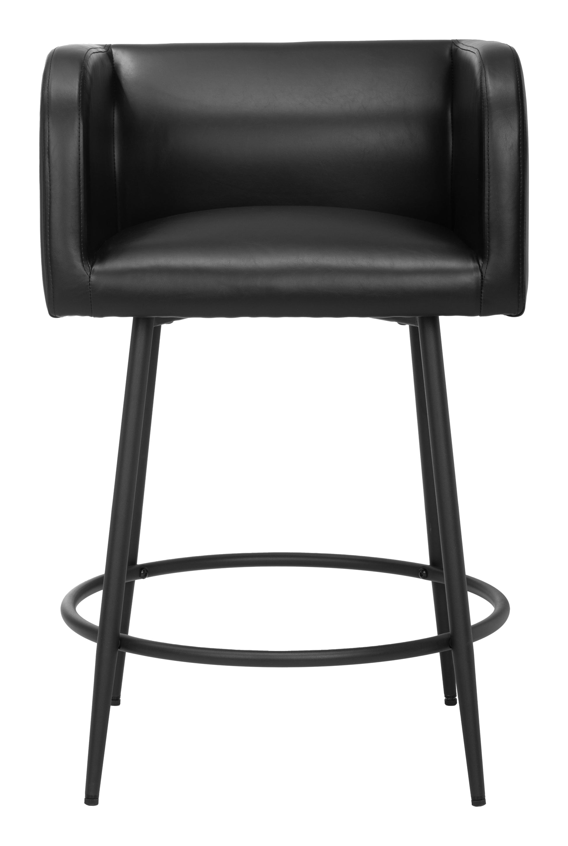 Horbat Counter Stool (Set of 2) Black - Disselt Designs