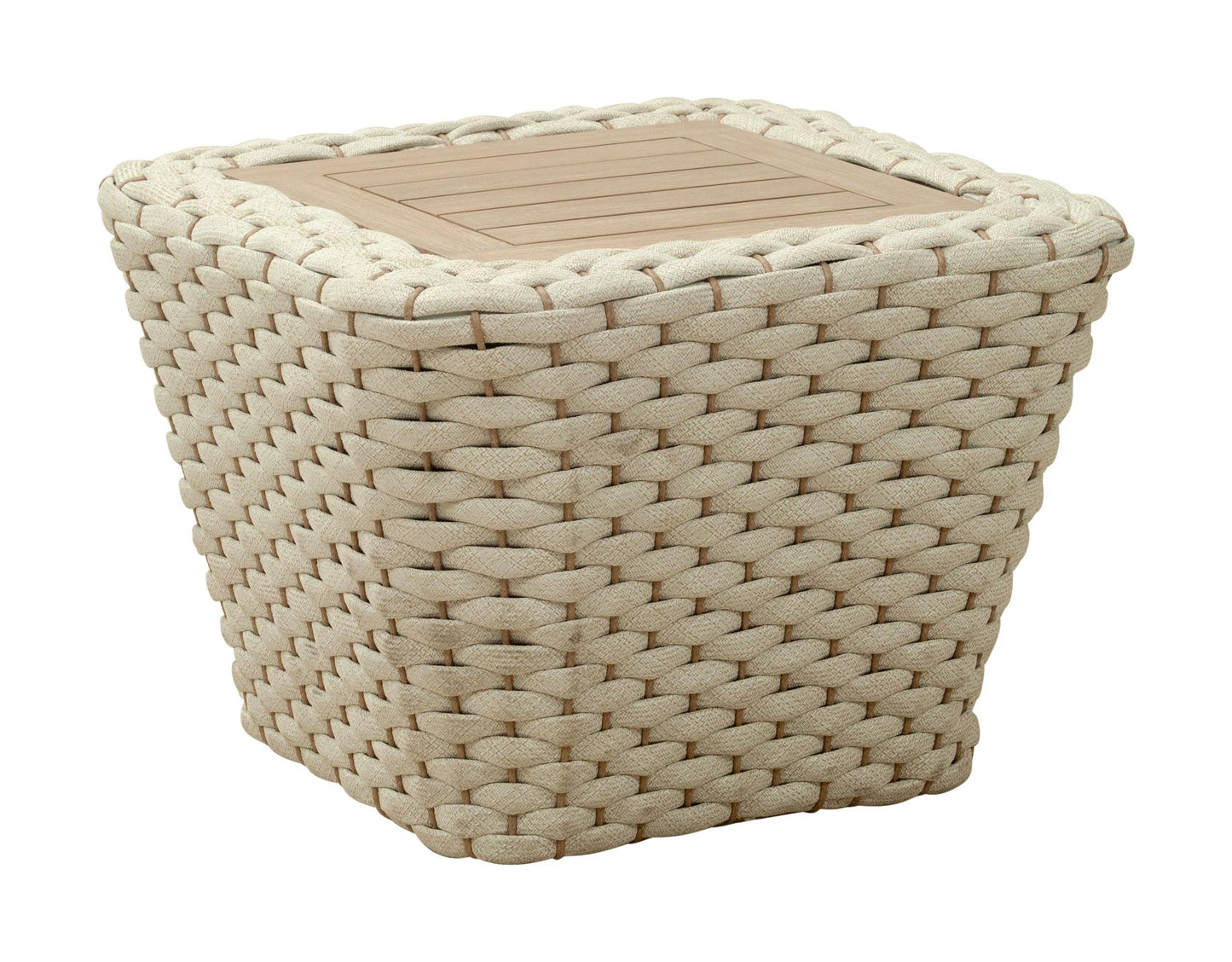 Antul Coffee Table White & Natural - Disselt Designs