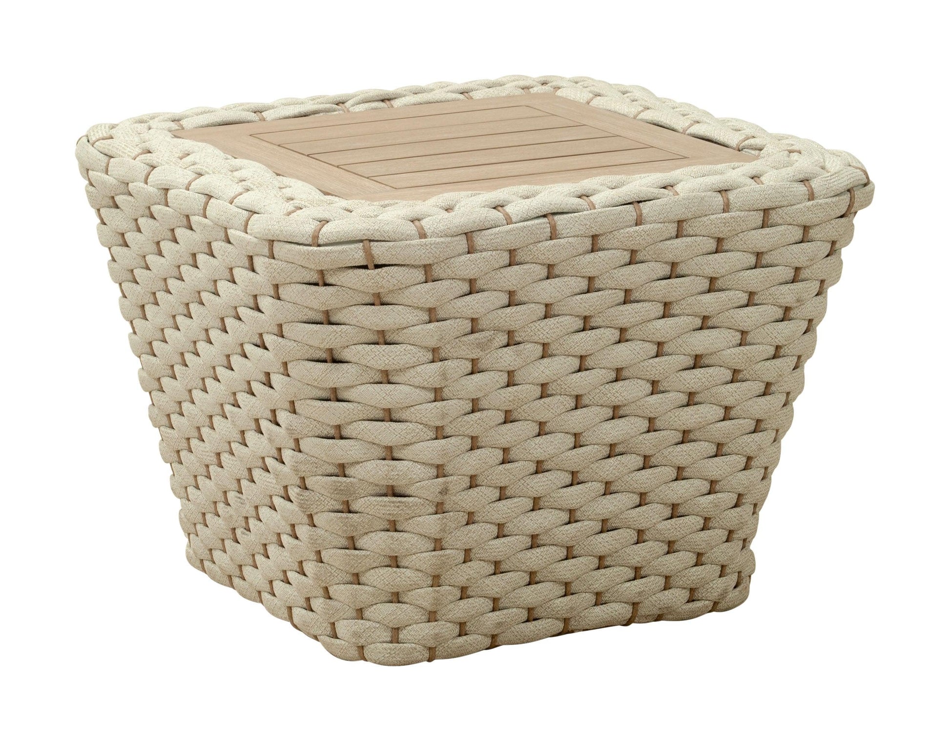 Antul Coffee Table White & Natural - Disselt Designs
