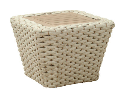 Antul Coffee Table White & Natural - Disselt Designs