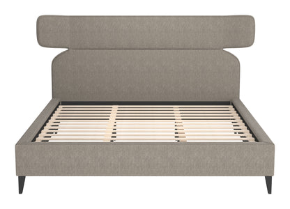 Dusa King Bed Olive Brown
