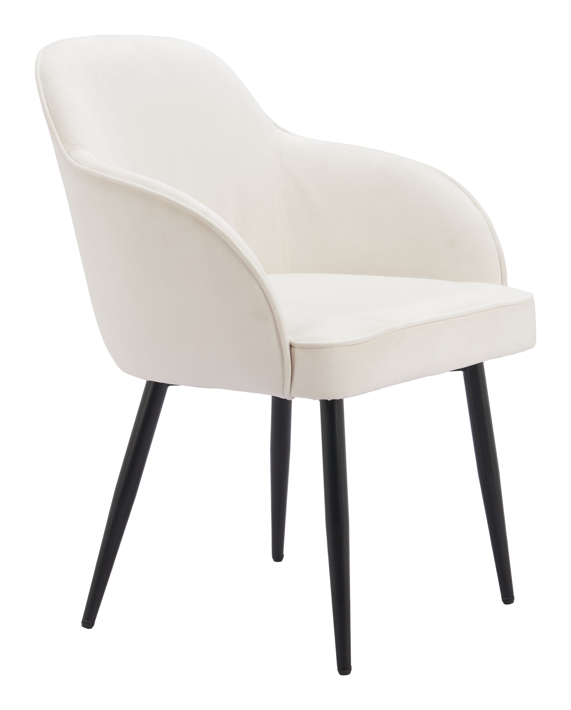 Jolie Dining Chair (Set of 2) Ivory - Disselt Designs