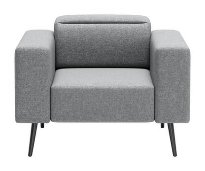 Milan Armchair Dark Gray - Disselt Designs